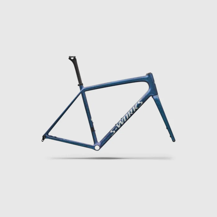 s works aethos 2 frameset satin black ink wash / pearl / shadow silver, 54